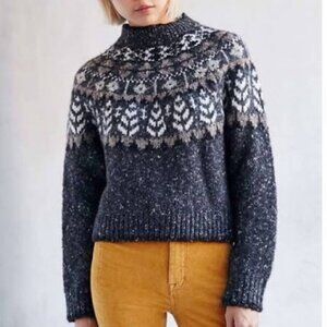 UO Kimchi Blue Fair isle knit sweater